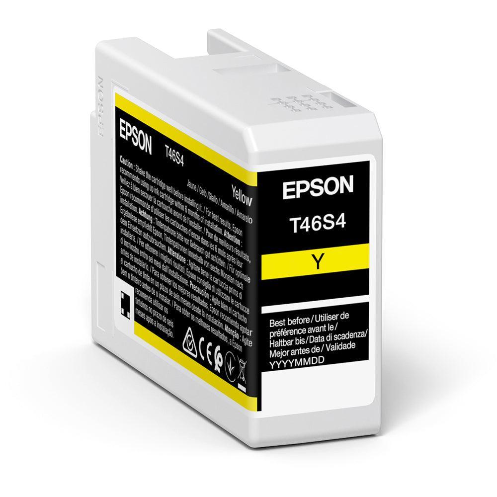 Epson C13T46S400 T46S4 Yellow UltraChrome Pro 10 Ink Cartridge (25ml)-PCR Business Solutions Ltd